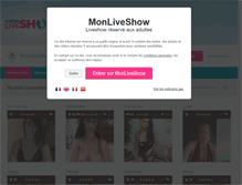 Tablet Screenshot of miliveshow.com